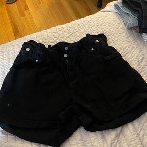 Almost Famous Black Jean Shorts
